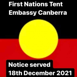 Sovereignty was never Ceded Canberra Tent Embassy 2021-12-27